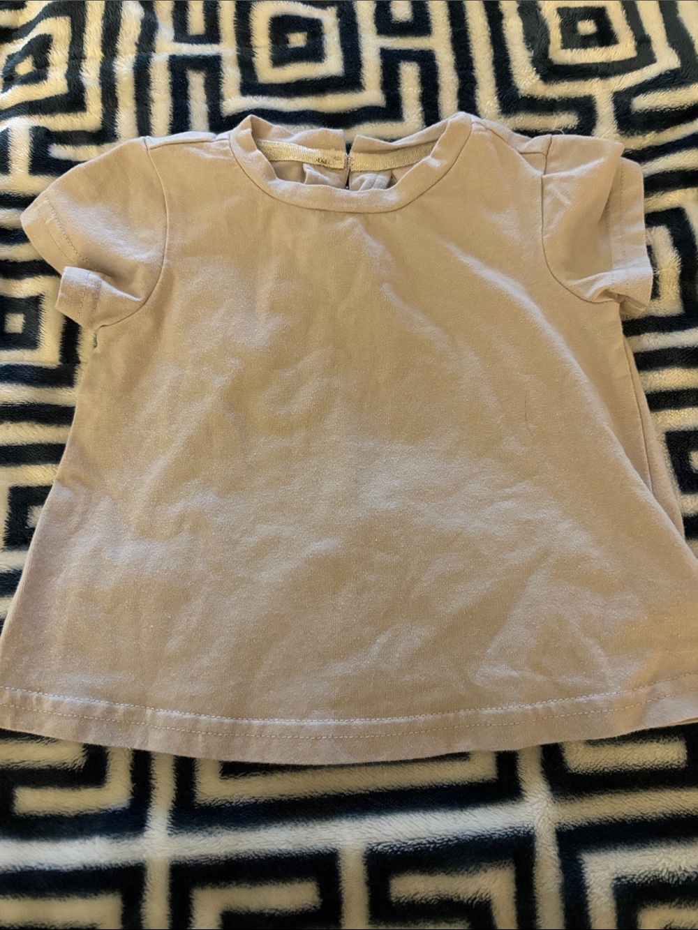 Girls Short Sleeve Tee in Cream - Kids Shirt & Top